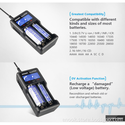 XTAR VC2 Plus Battery Charger